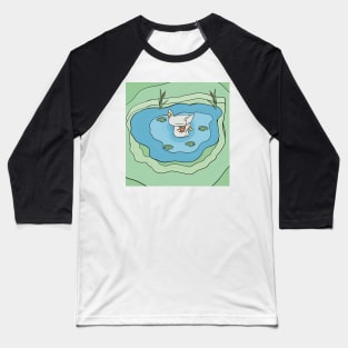 Ducks in a pond Baseball T-Shirt